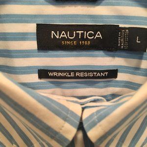 Men's (L) Nautica Dress/Casual Shirt